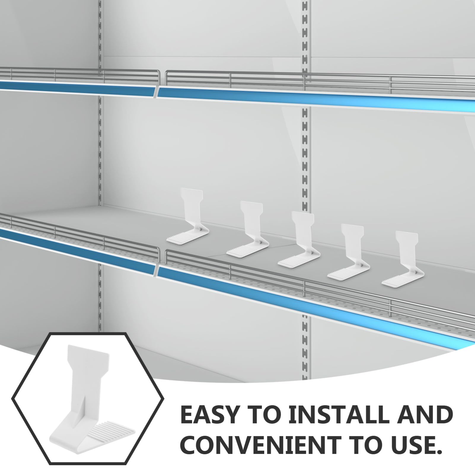 Storage Tips For Food - 袋詰め食品ディスプレイホルダースーパーマーケット磁気棚サポートスタンドプラスチック転倒防止ディスプレイスタンド棚ラックストアオーガナイザー
