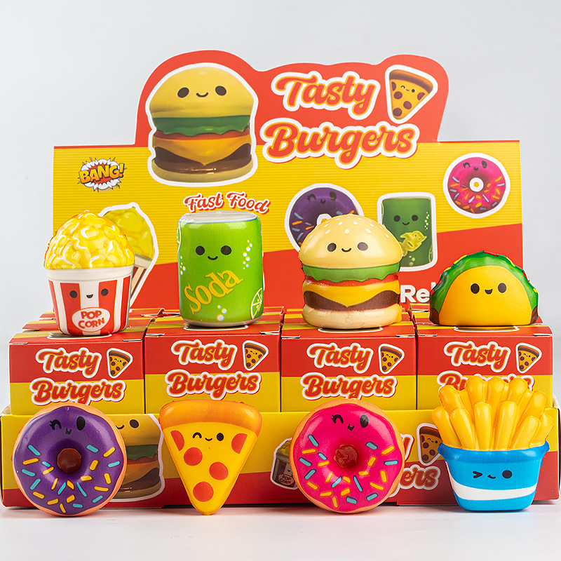Food Storage Kits - 12個セット スローリバウンド フードミステリー ブラインドボックス 可愛い動物漫画シミュレーション コレクタブル