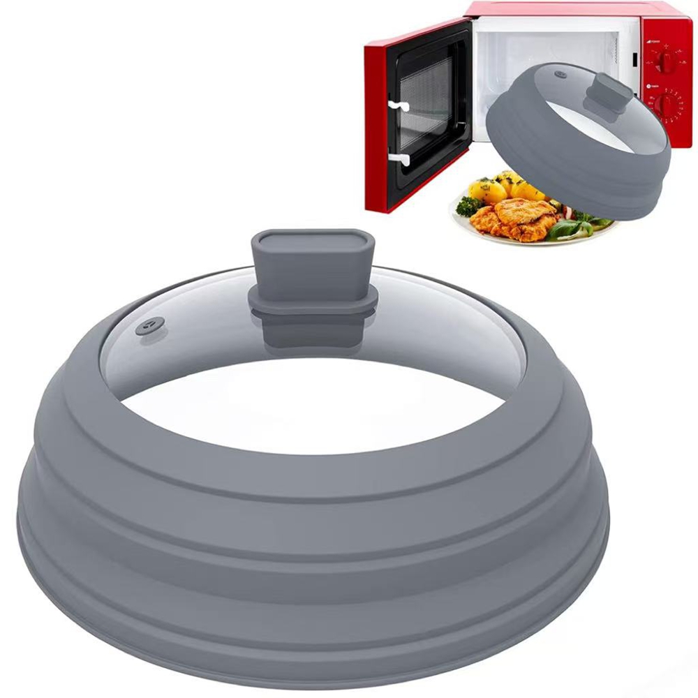 Food Storage Tupperware - 電子レンジ スプラッター カバー ガラス カバー 10.5