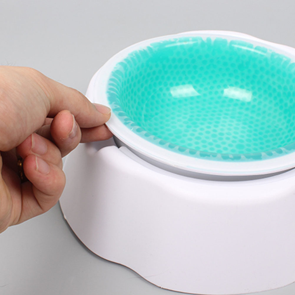 Storage Tips For Food - 1 個ペットクーラーボウルプレミアム PP 素材低温保持ボウルペット用夏冷却水食品保管ノンティップ