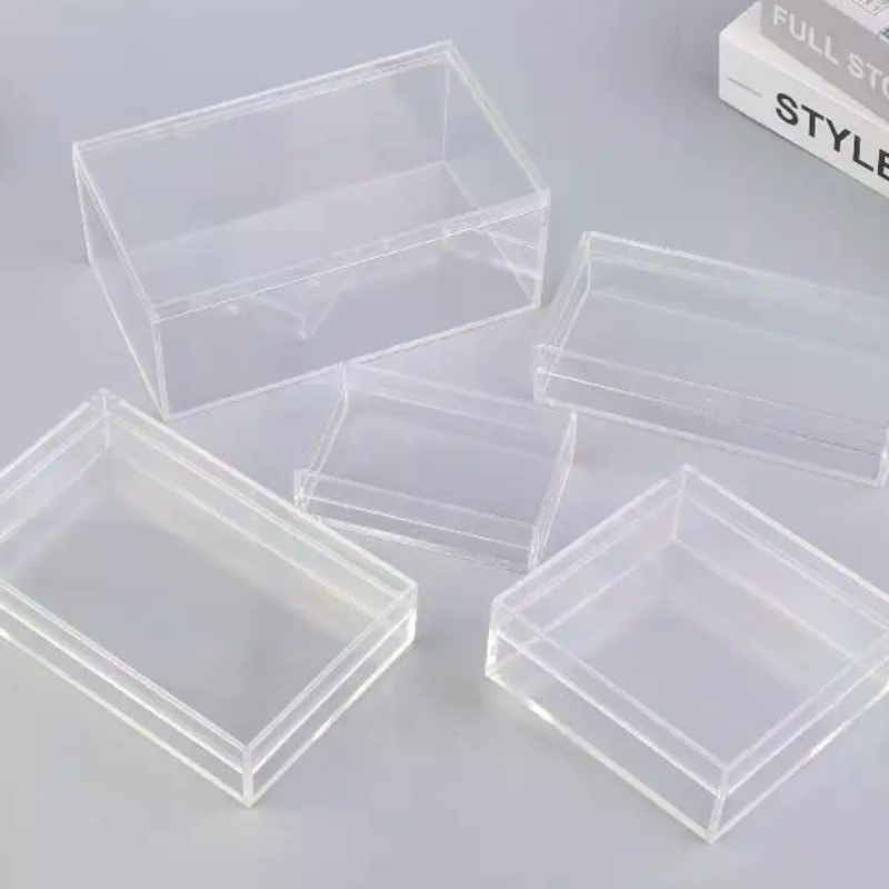 Food Storage Plant - 新しい厚みのある長方形アクリル収納ボックス高透明食品ギフト包装植物造園透明ボックス