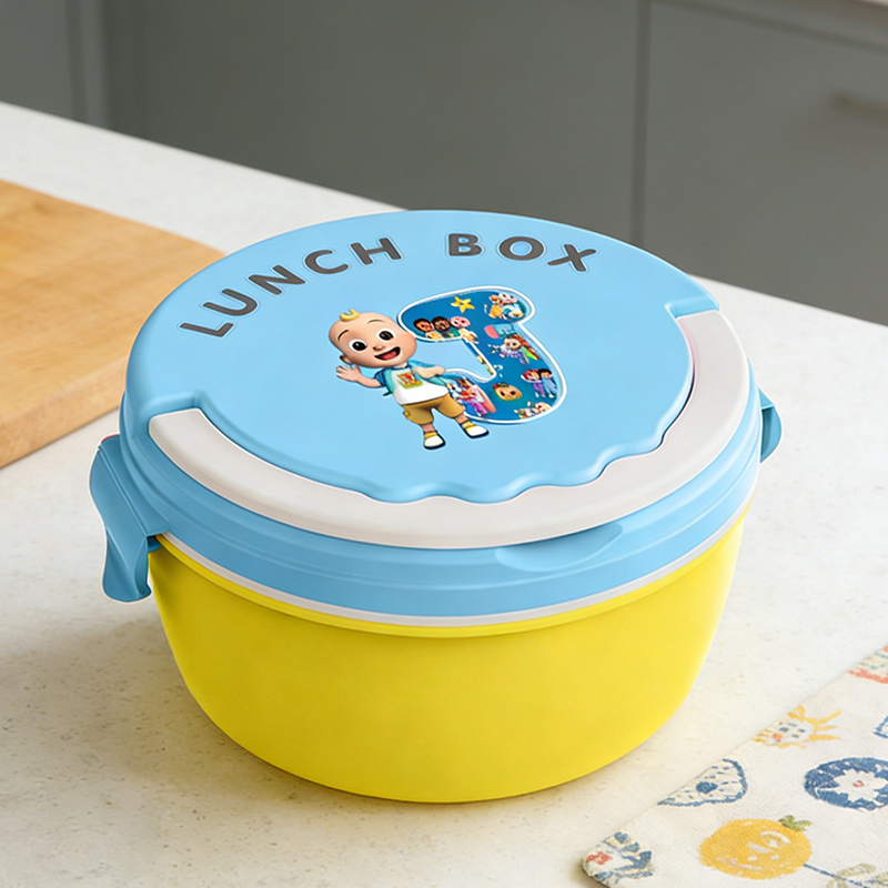 Food Storage In The Kitchen - Cocomelons ランチボックス ポータブル弁当食事ケース ボーイズ フルーツ食品収納ボックス 電子レンジ