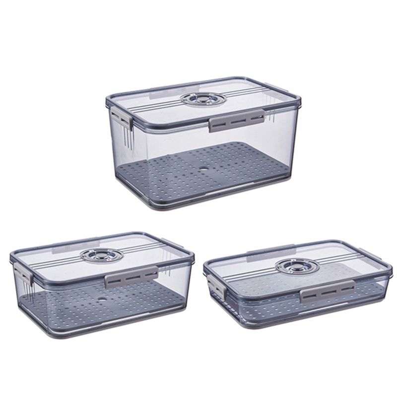 Food Storage Vegetables - 【大特価】1セットカバー付き卵団子野菜果物保存箱食品保存箱冷蔵庫収納ボックス