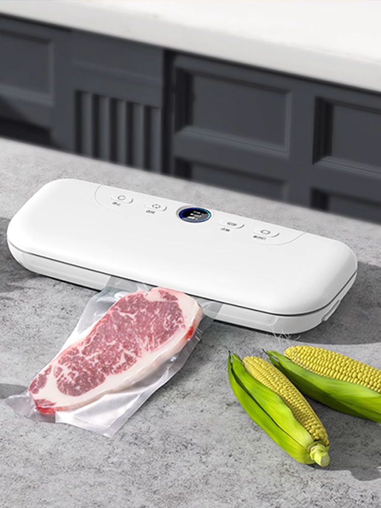 Food Storage Vacuum Sealer Machine - 100 個真空バッグ 18 × 25 センチメートル真空シーラー機真空バッグ食品包装機家庭用キッチン食品セーバーシーラー保存袋