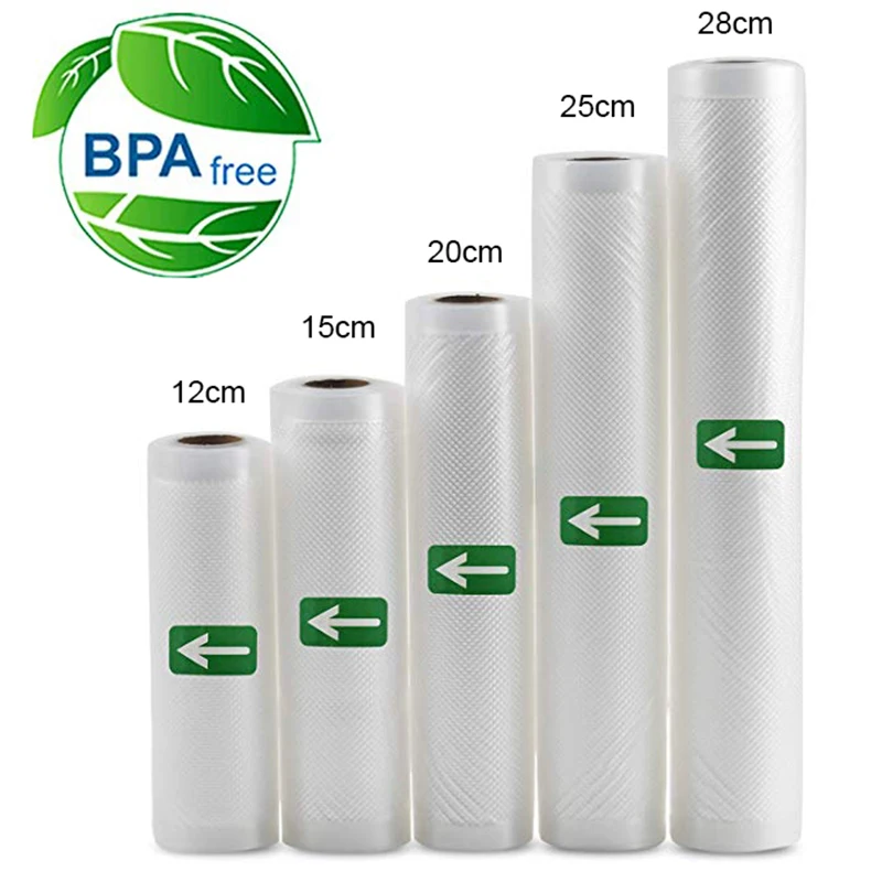 Food Storage Vacuum Sealer Machine - 真空包装機用バッグ,食品保管用,20 cm x 30 cm, 500cm,