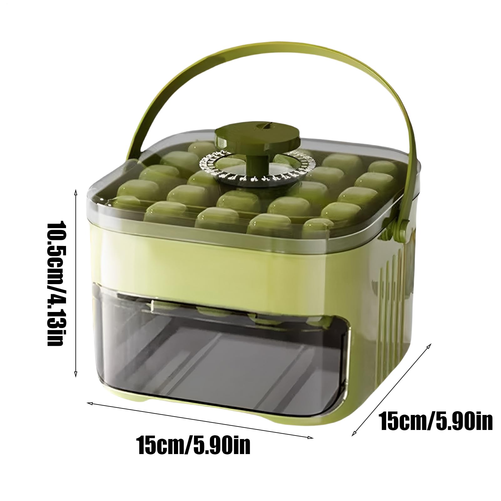 簡単プレス式製氷皿 蓋付き収納付き 冷たい飲み物用 食品グレ - Food Storage Essentials のレビューと価格