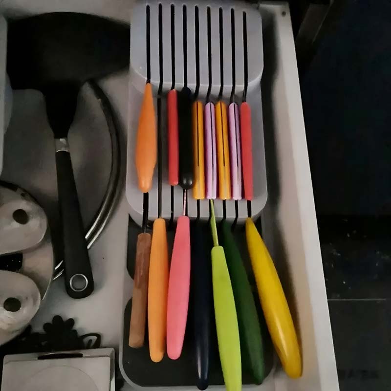 実用的な引き出し式ナイフ収納ボックス - キッチンアクセサリ - Food Storage Cabinet For Kitchen のレビューと価格