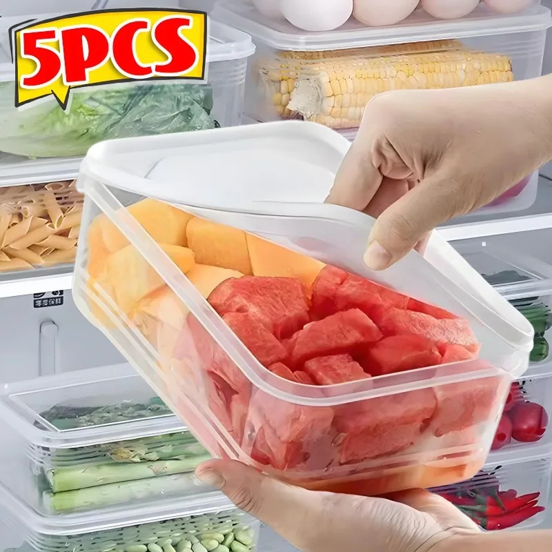 肉や野菜用の冷蔵庫収納ボックス、鮮度保持収納ボックス、透明食 - Food Storage Vegetables のレビューと価格