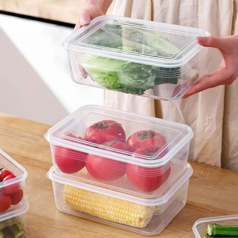 肉や野菜用の冷蔵庫収納ボックス、鮮度保持収納ボックス、透明食 - Food Storage Vegetables のレビューと価格