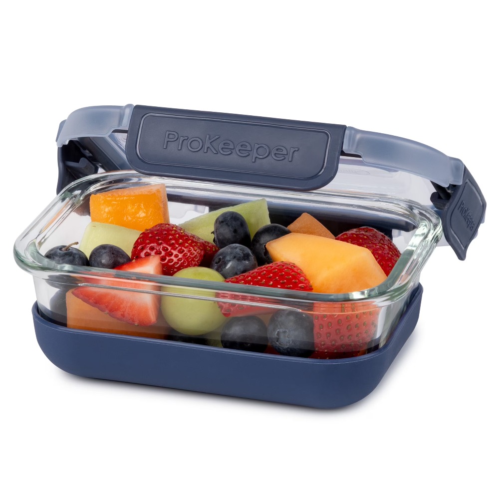 2パック 1.6カップ ガラス製食品保存容器 滑り止めシリコ - Storage Food Prep のレビューと価格