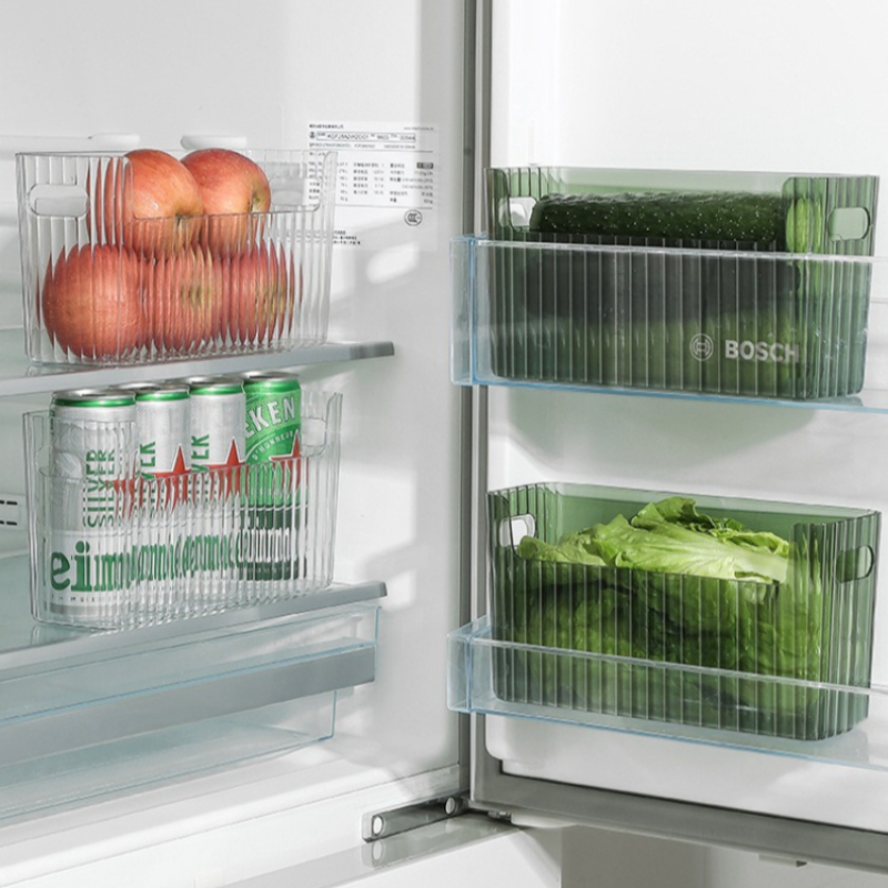 自己粘着式冷蔵庫収納ボックス大容量キッチンオーガナイザー多用 - Food Storage Cabinet For Kitchen のレビューと価格
