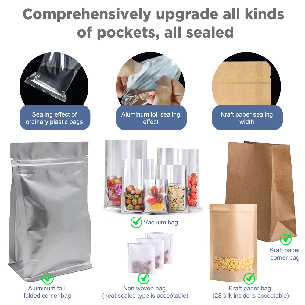 インパルスシーラーマシン キッチン食品プラスチック手動シーリ - Food Storage Vacuum Sealer Machine のレビューと価格
