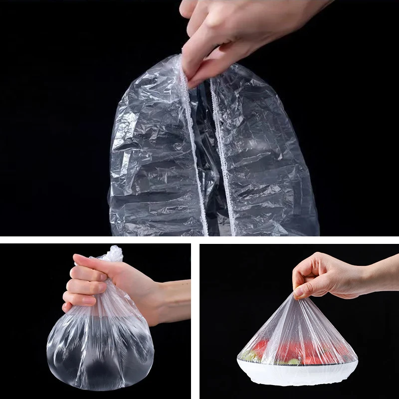 再利用可能な使い捨て食品カバープラスチックラップ耐久性のある - Food Storage Tupperware のレビューと価格