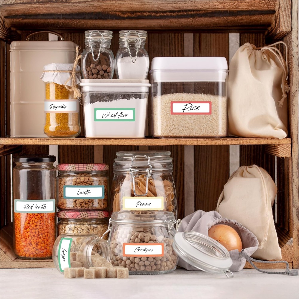 270枚の自己粘着式取り外し可能なラベルステッカー、9種類の - Food Storage In The Kitchen のレビューと価格