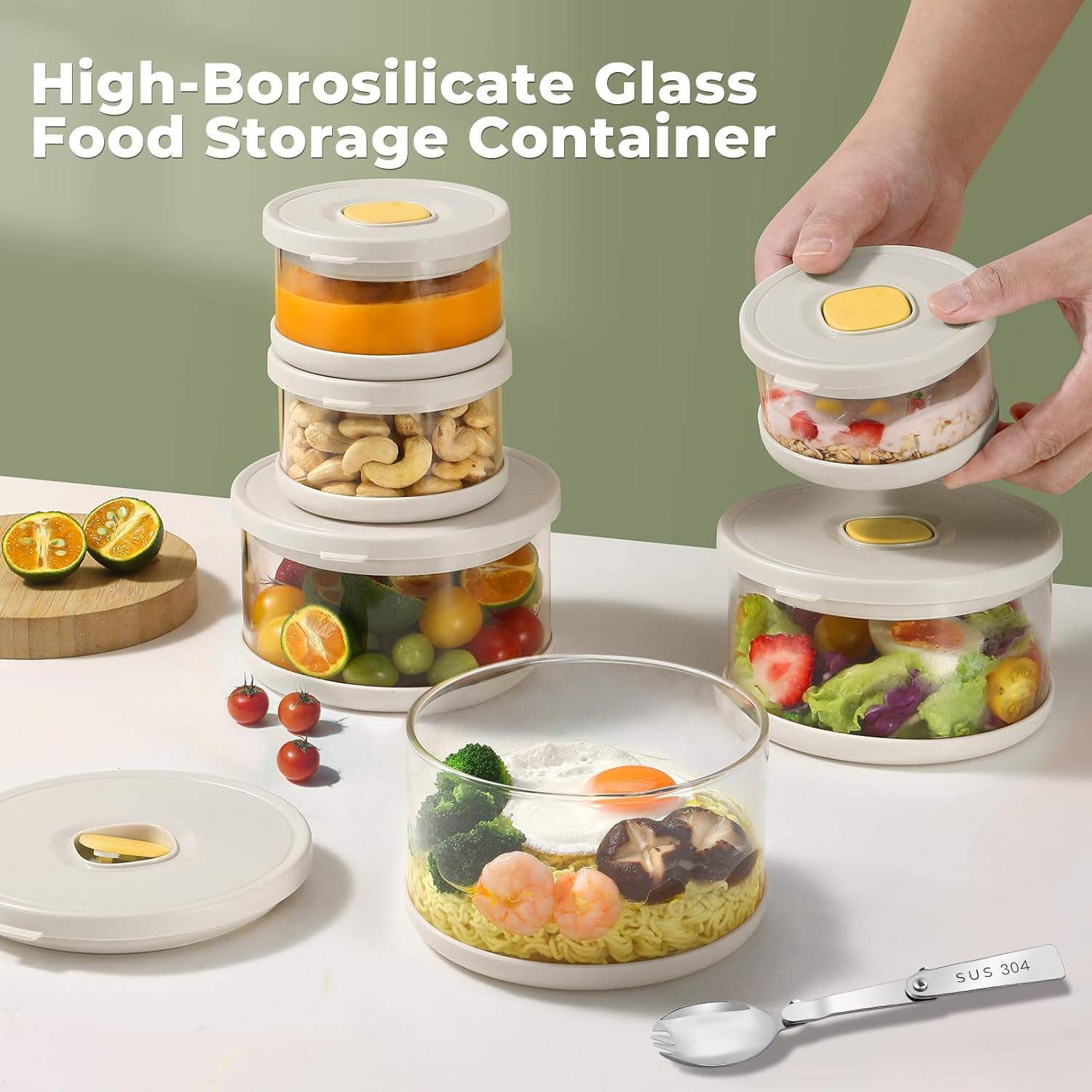 ガラス製保存容器セット、気密性、耐熱性、ランチボックス、食品 - Food Storage Tupperware のレビューと価格