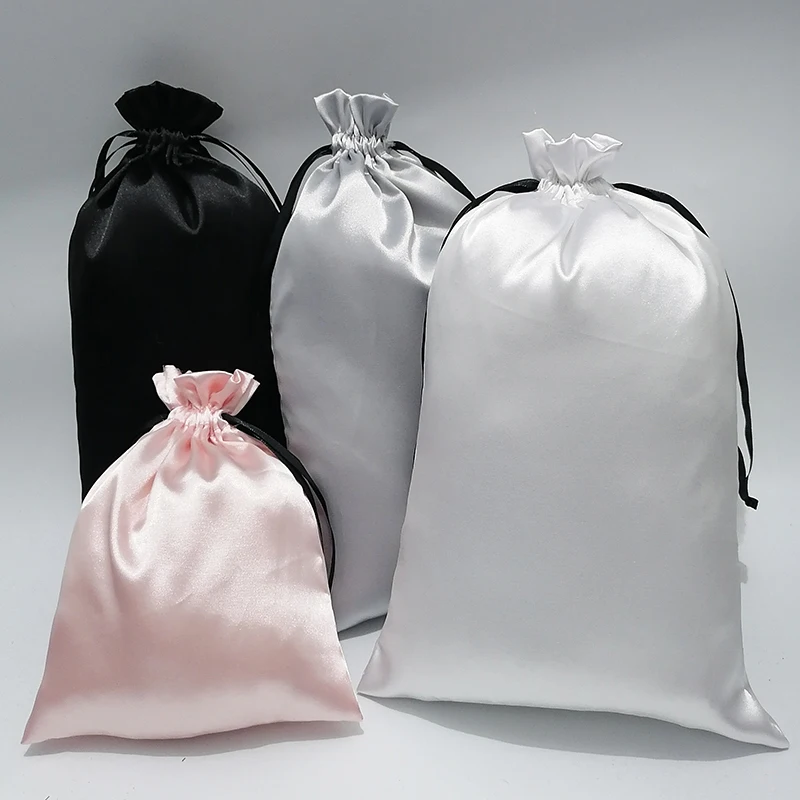 10 個カスタムサテンエクステンションヘアバッグ高級品シルク - Food Storage Plant のレビューと価格