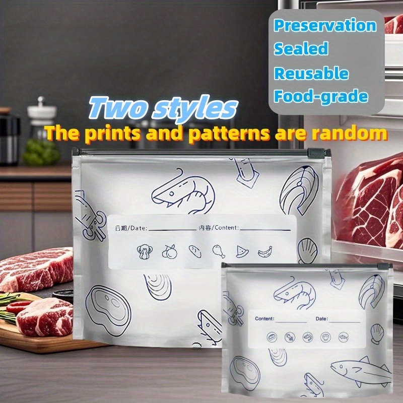 10/60 個アルミ箔保存袋冷凍庫密封オーガナイザー食品包装 - Food Storage Essentials のレビューと価格