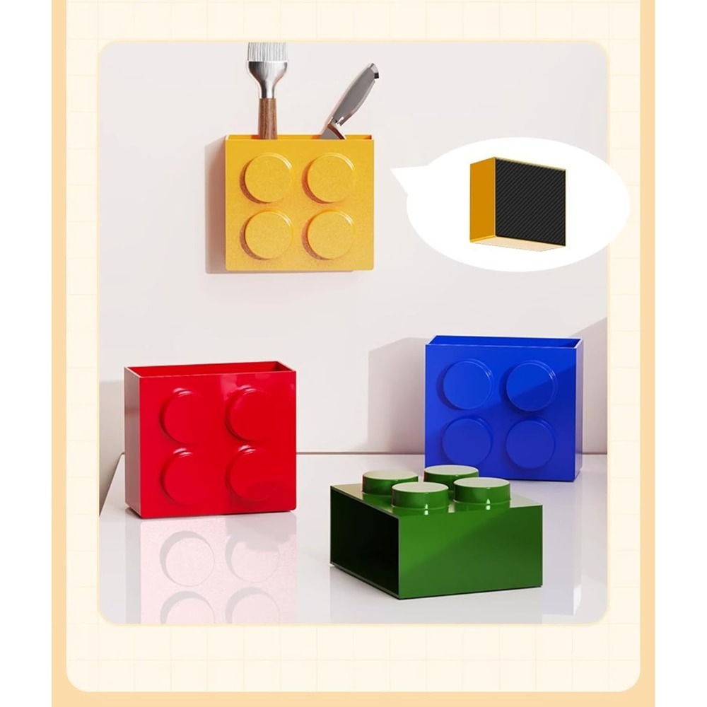 レゴ風マグネット式冷蔵庫オーガナイザーABSプラスチック製ド - Food Storage Cabinet For Kitchen のレビューと価格