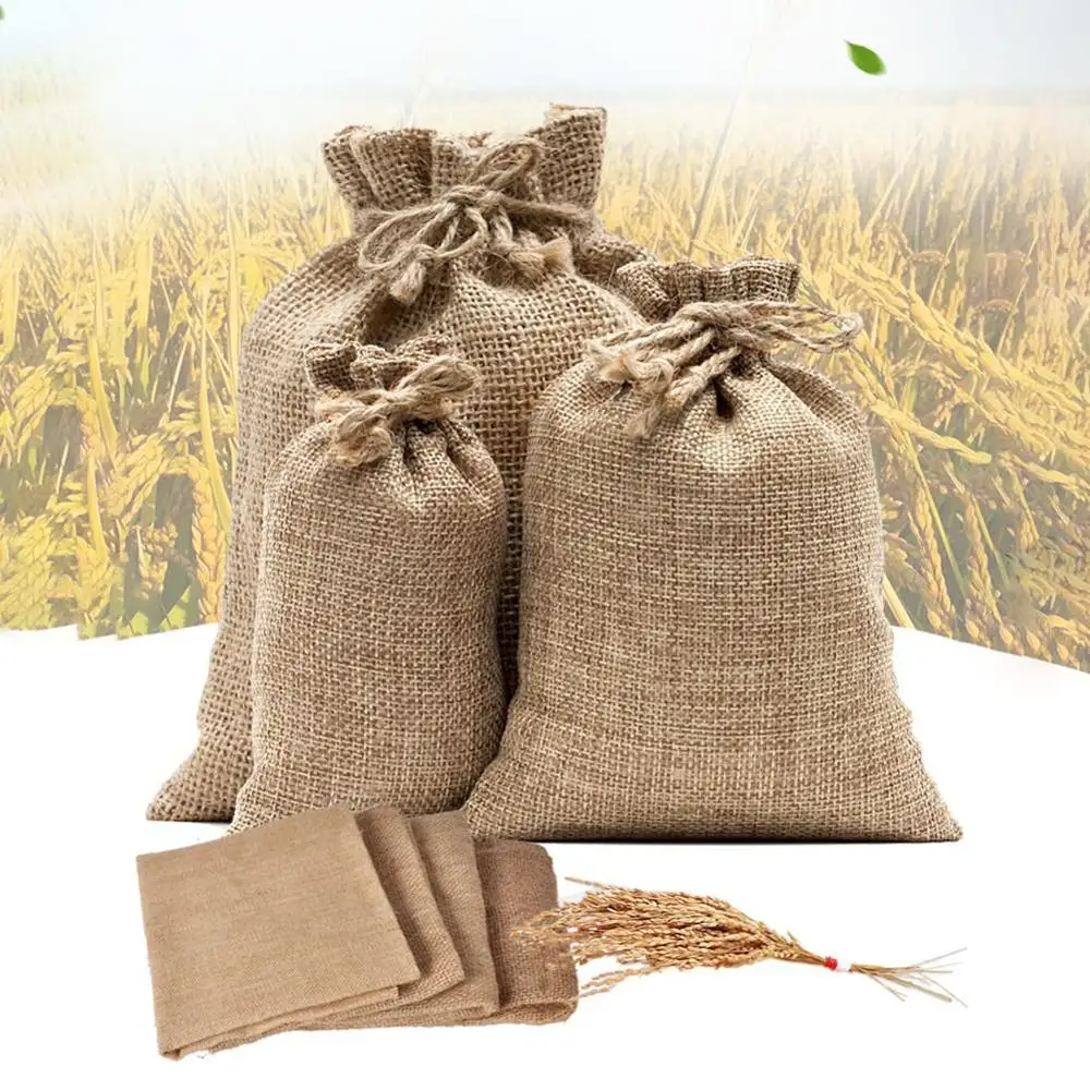 天然黄麻布サックジュートポテト収納バッグ、再利用可能な根野菜 - Food Storage Roots のレビューと価格