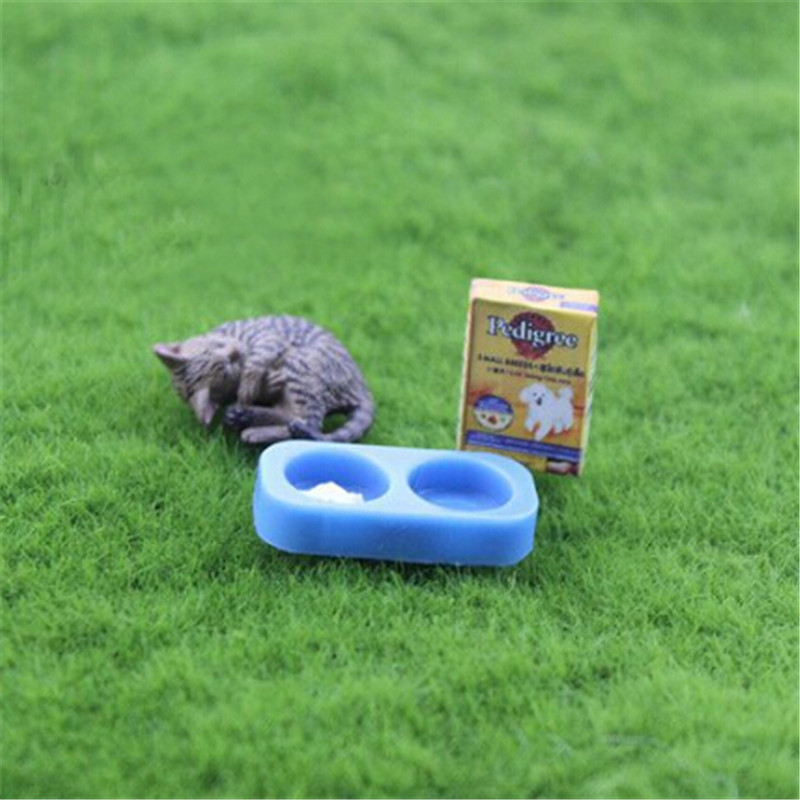 2 ピース/セットドールハウスミニ犬/猫フードボックスフード - Food Storage Kits のレビューと価格