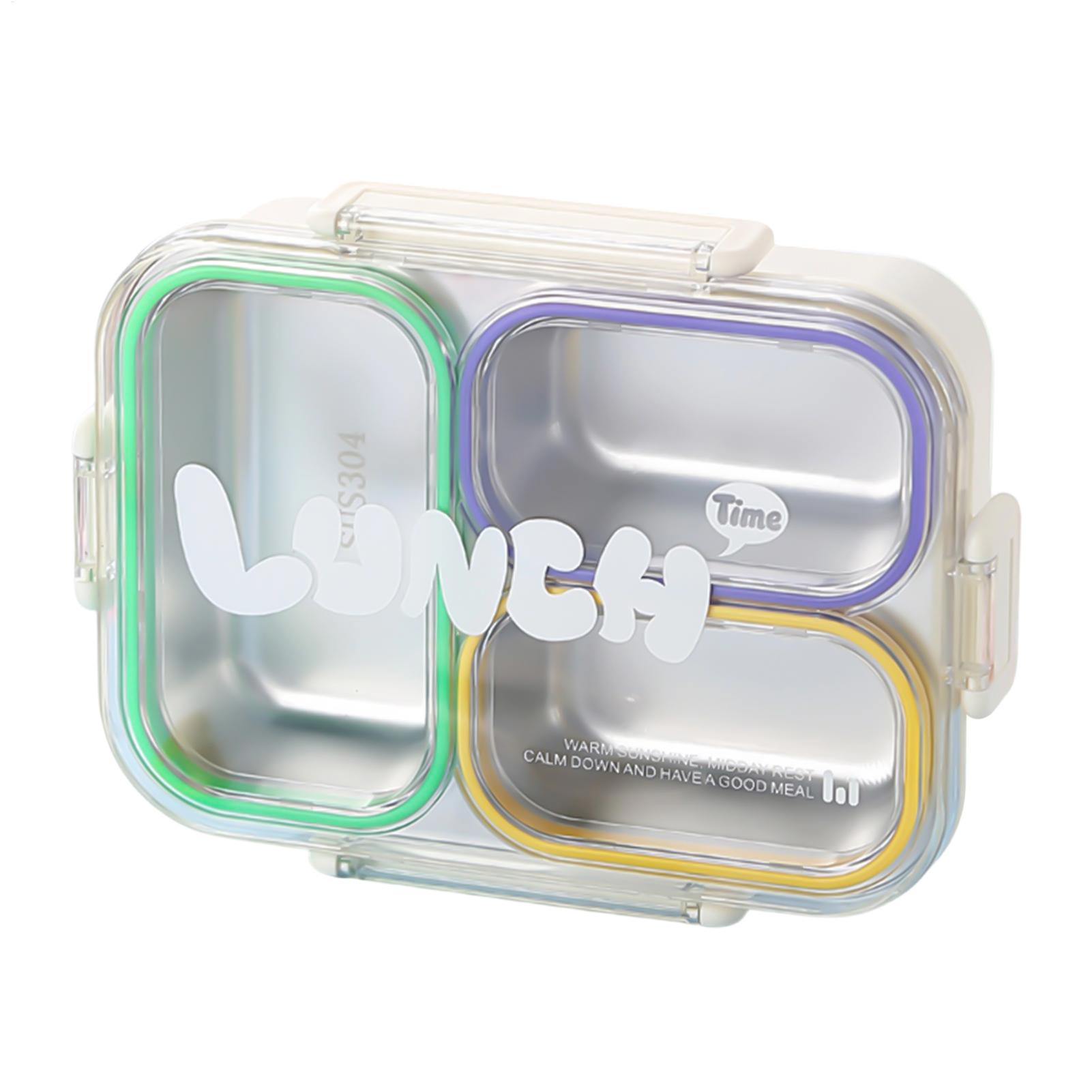 ステンレス製ランチボックス分割漏れ防止学校子供用スナックボッ - Food Storage Cabinet For Kitchen のレビューと価格