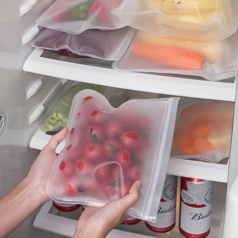 シリコン製食品保存容器 再利用可能な食品保存袋 ランチバッグ - Food Storage Tupperware のレビューと価格
