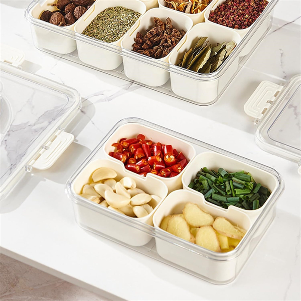 ポータブル食品保存箱、スナック収納ボックス、蓋付き4つのコン - Food Storage Ideas のレビューと価格