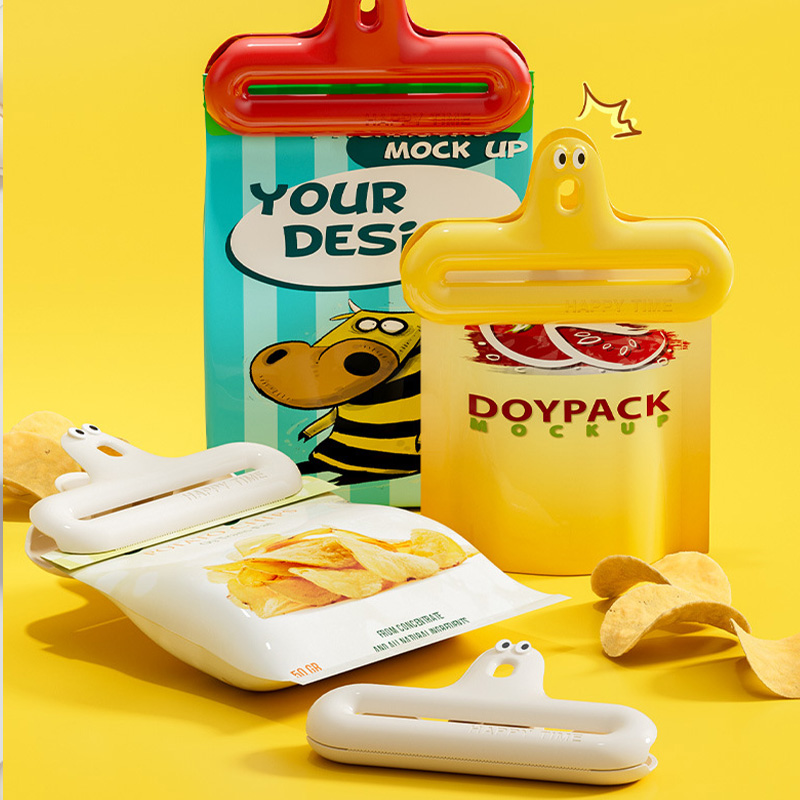 1/4サイズの漫画風シーリングクリップ、防湿スナック固定クリ - Food Storage Essentials のレビューと価格