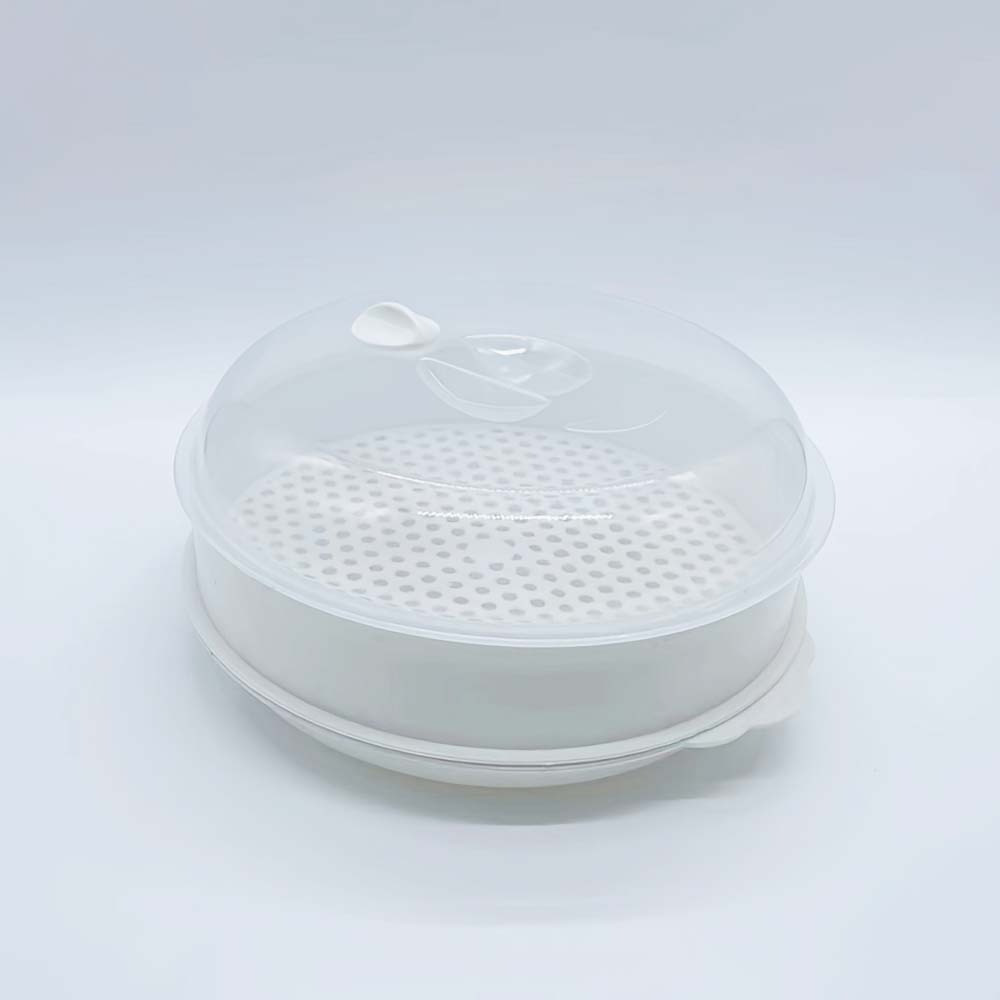 電子レンジ用蒸し器 – 食品グレードPP製、多層積み重ね可能 - Food Storage Essentials のレビューと価格