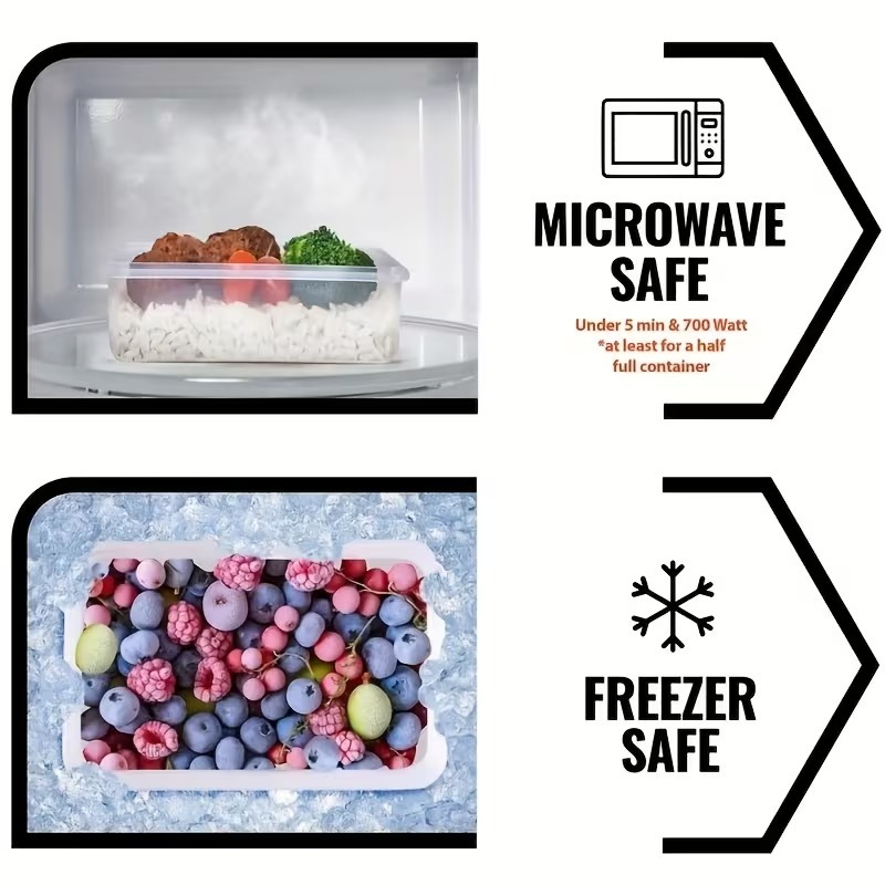 4個セット 透明食品保存容器 スナップ蓋付き、果物、野菜、パ - Food Storage Vegetables のレビューと価格