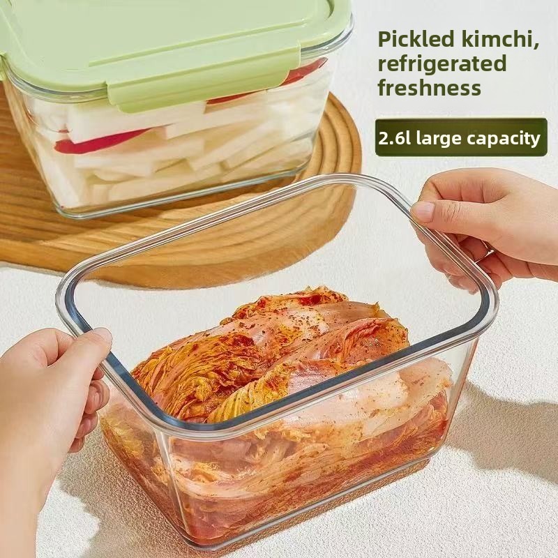大容量ガラス製食品保存容器（蓋付き）、ホウケイ酸ガラス製ミー - Storage Food Prep のレビューと価格