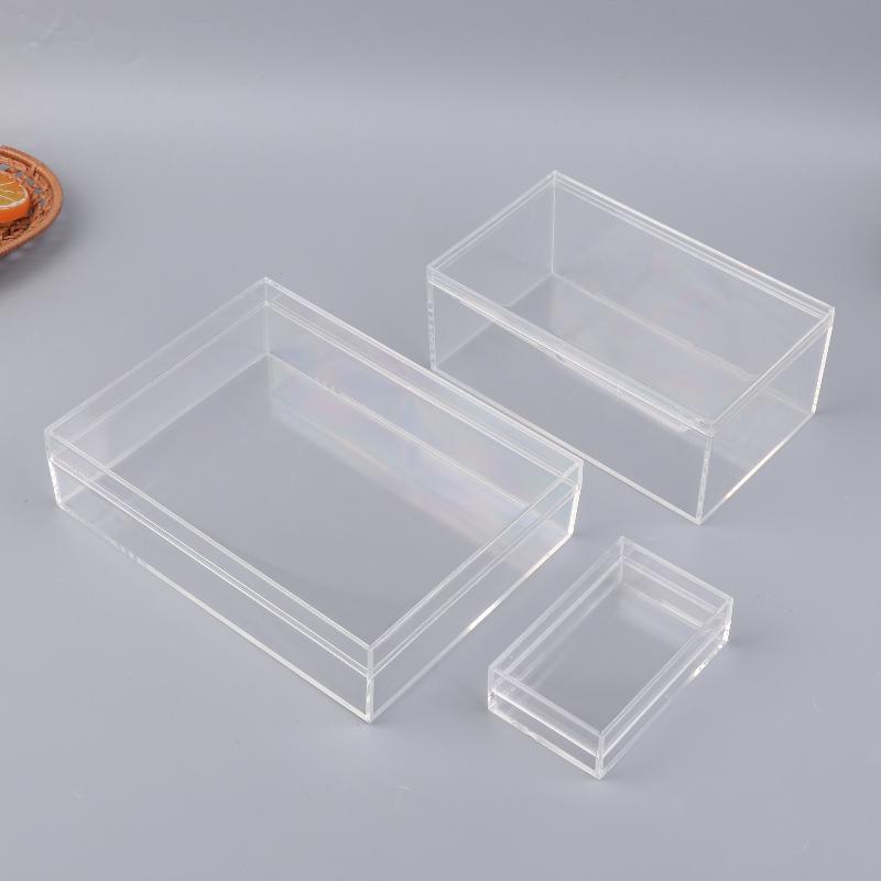 厚みのある長方形アクリル収納ボックス高透明食品ギフト包装植物 - Food Storage Plant のレビューと価格