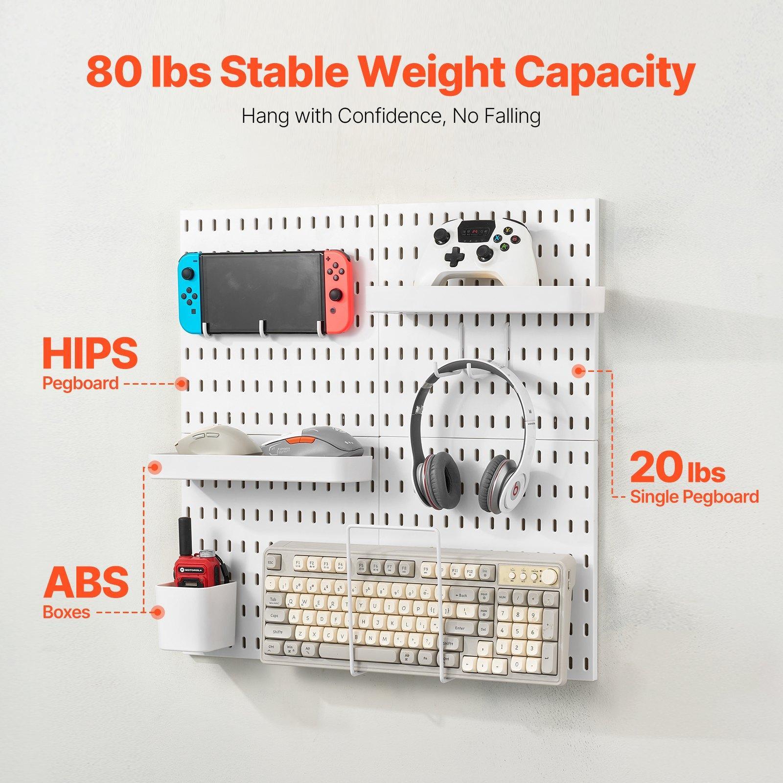 モジュール式プラスチックペグボードウォールオーガナイザーコン - Food Storage Kits のレビューと価格