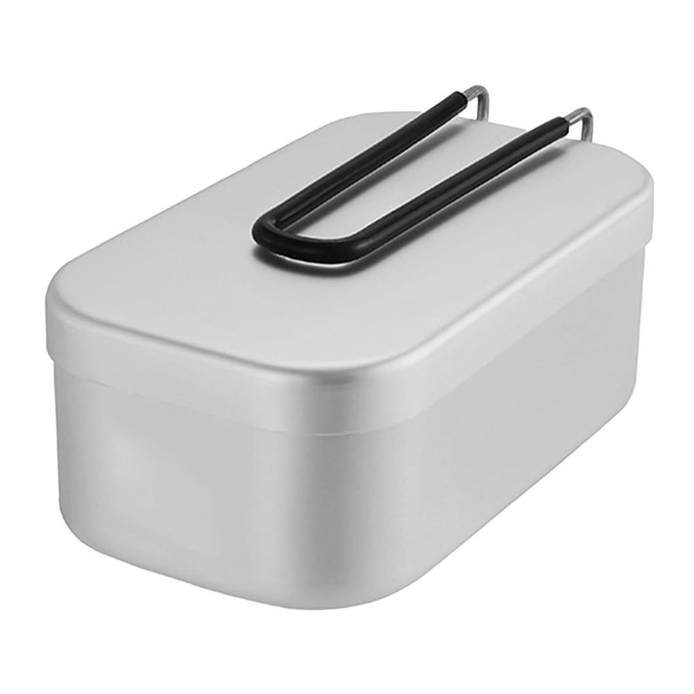 800 ミリリットルアルミ弁当箱屋外キャンプ調理器具食器折り - Food Storage Kits のレビューと価格