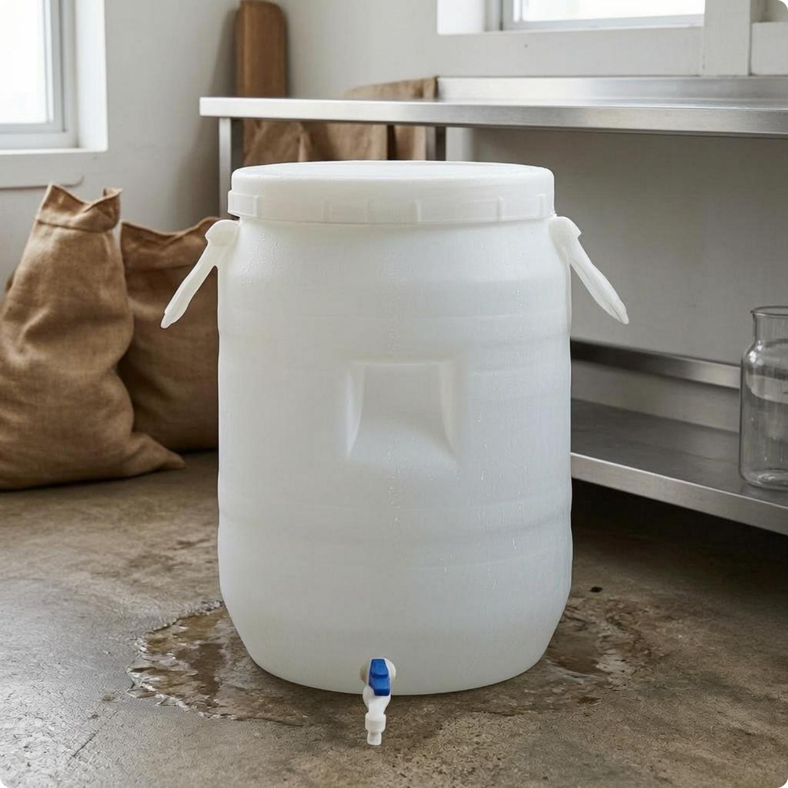 食品グレードのプラスチック製収納バレル、耐久性のある厚みのあ - Food Storage Usa のレビューと価格