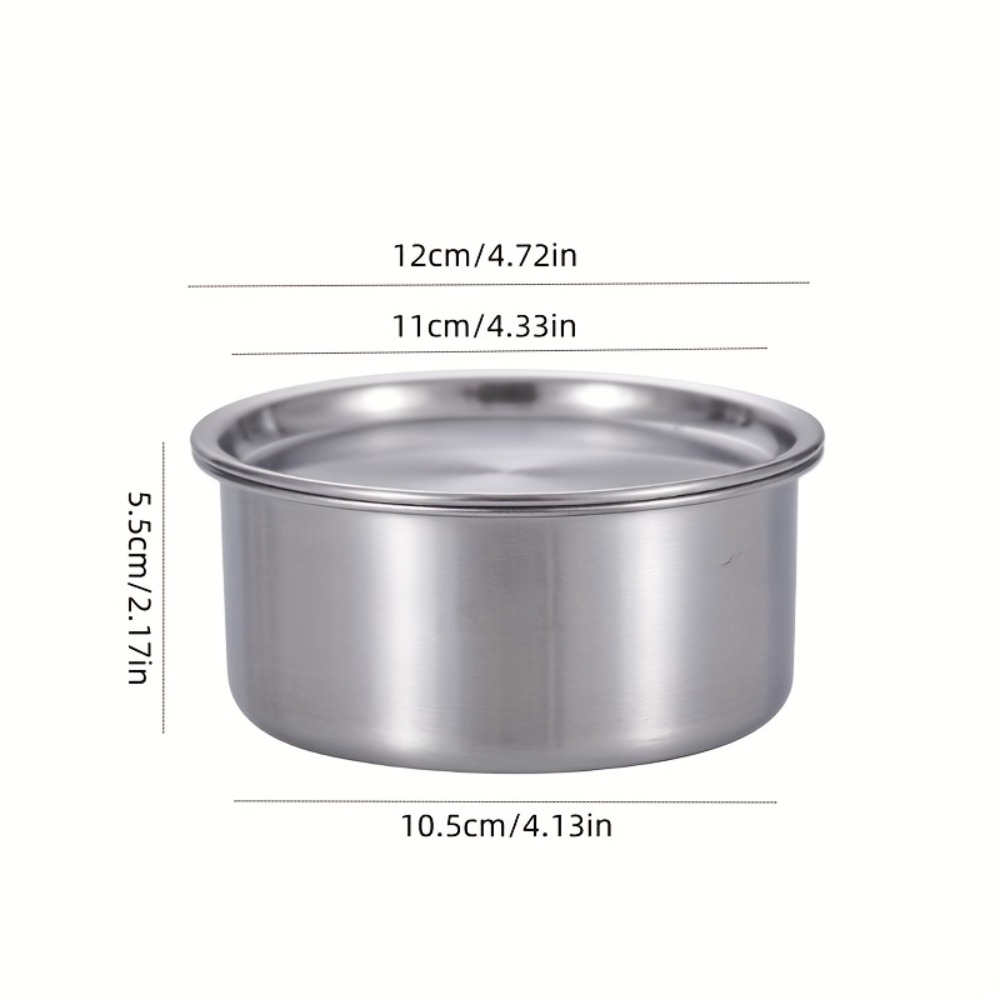 304ステンレス鋼製蓋付きラメキン、蒸し卵、ベビーフードボウ - Food Storage Ideas のレビューと価格