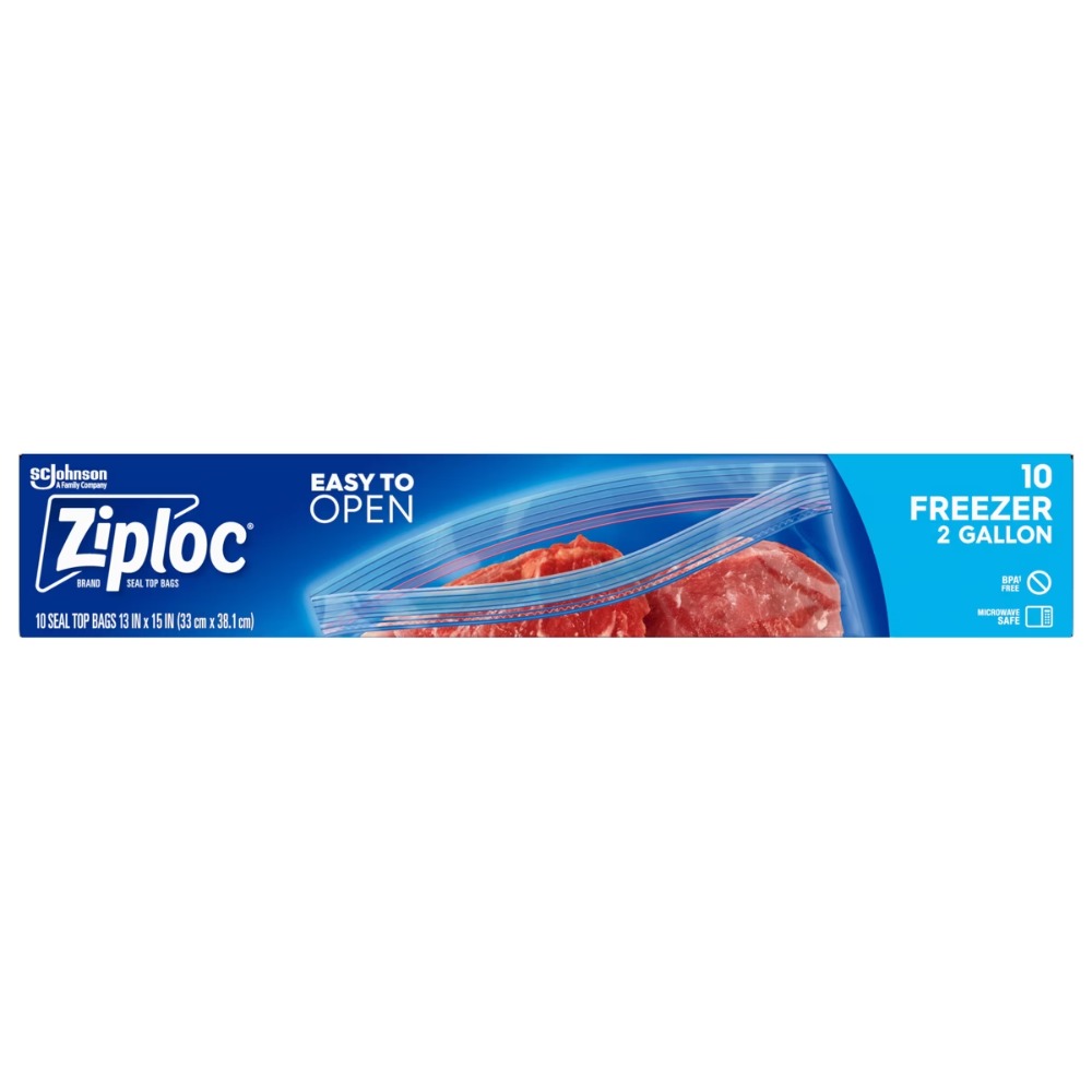 食品保存や食事の準備用の2ガロン冷凍バッグ - 10枚入り： - Storage Food Prep のレビューと価格