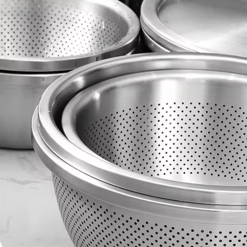 多機能ステンレス鋼野菜ボウル、卵ミキシングボウル、排水バスケ - Food Storage Vegetables のレビューと価格