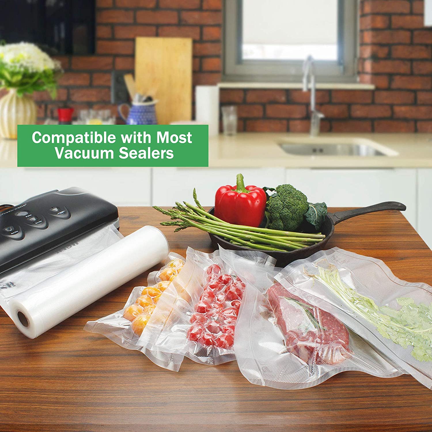 食品用真空袋 真空シーラー 保存袋 真空包装用シーラー - Food Storage Vacuum Sealer Machine のレビューと価格