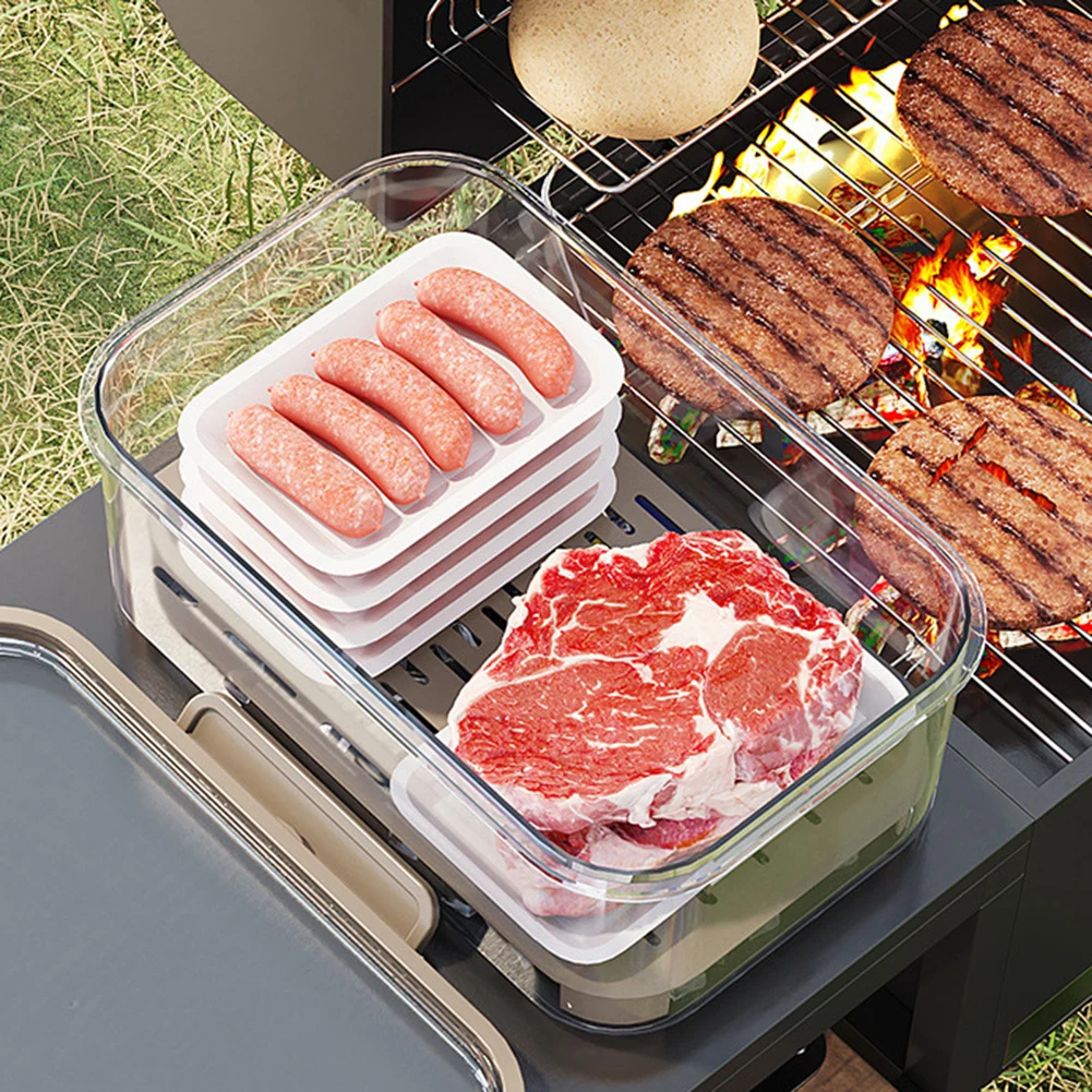 ポータブル食品保存容器 大容量 気密鮮度ボックス 排水プレー - Food Storage Ideas のレビューと価格
