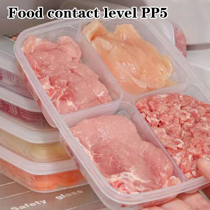 新しい【4グリッドプラスチック収納ボックスポータブルコンパー - Food Storage Ideas のレビューと価格