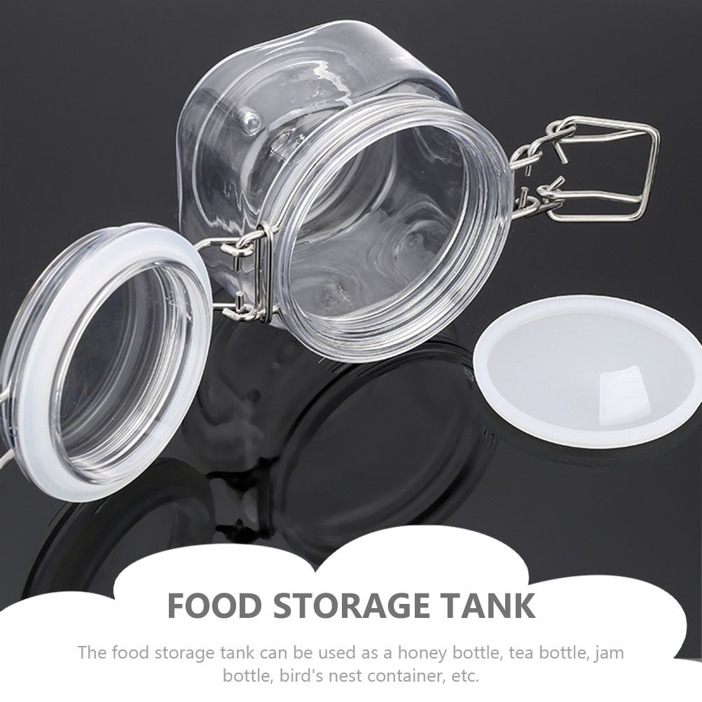2 個の密封された保存瓶透明蜂蜜ボトル多機能キッチン容器食品 - Food Storage In The Kitchen のレビューと価格
