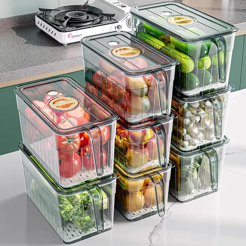 冷蔵庫整理収納ボックス、卵、果物、野菜、食品グレードの収納小 - Food Storage Ideas のレビューと価格