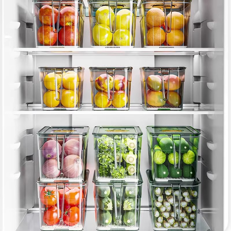 冷蔵庫整理収納ボックス、卵、果物、野菜、食品グレードの収納小 - Food Storage Ideas のレビューと価格