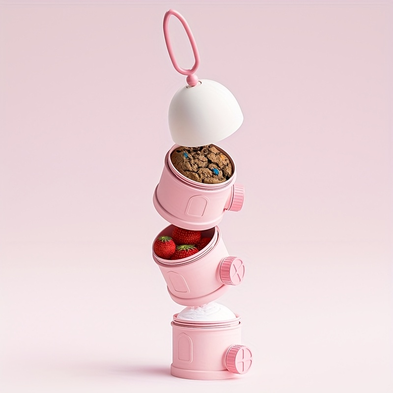 ポータブルな子供用粉ミルク収納ボックス、かわいいデザイン、B - Food Storage Essentials のレビューと価格