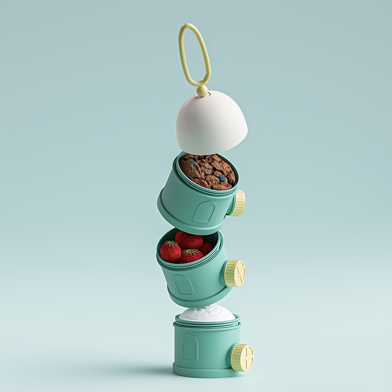 ポータブルな子供用粉ミルク収納ボックス、かわいいデザイン、B - Food Storage Essentials のレビューと価格