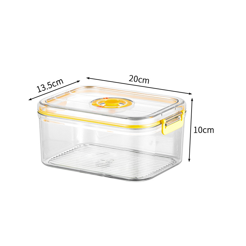 真空鮮度保持ボックス冷蔵庫密閉キャニスターウォーマー透明食品 - Food Storage Cabinet For Kitchen のレビューと価格