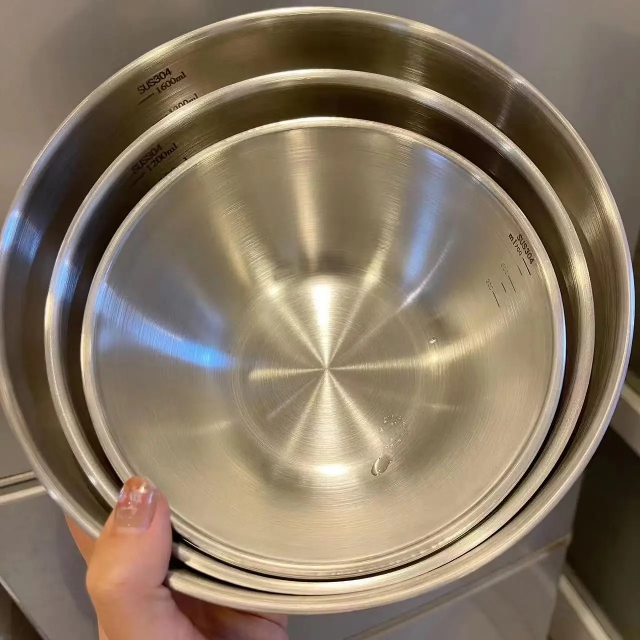 1～3個のステンレス製ボウルセット、計量機能付き、調理、ベー - Food Storage Essentials のレビューと価格