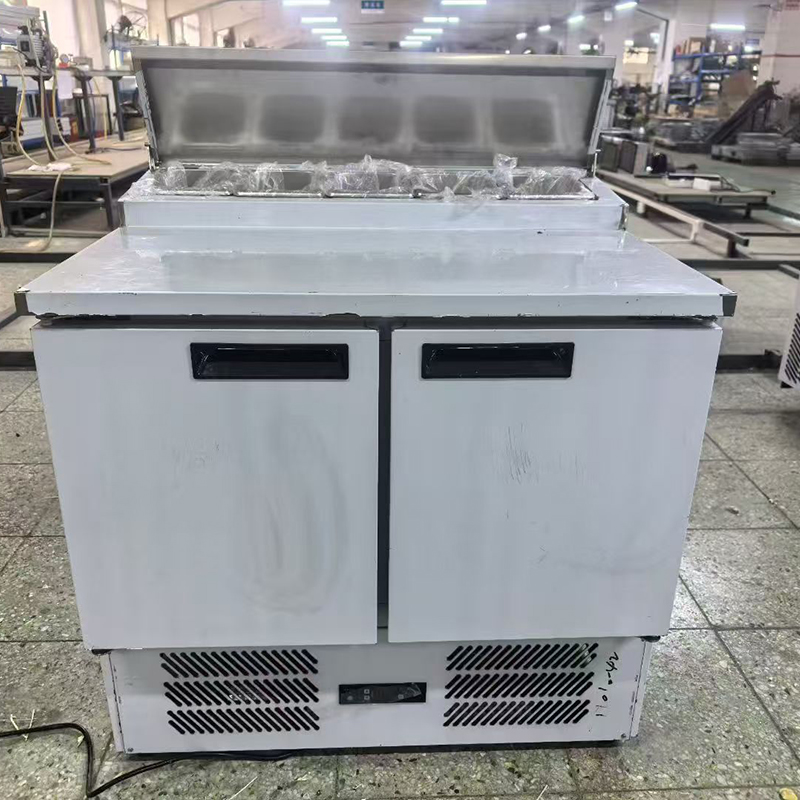 0～10℃低温業務用2ドアピザ準備台冷蔵庫自動霜取り冷蔵食品 - Storage Food Prep のレビューと価格