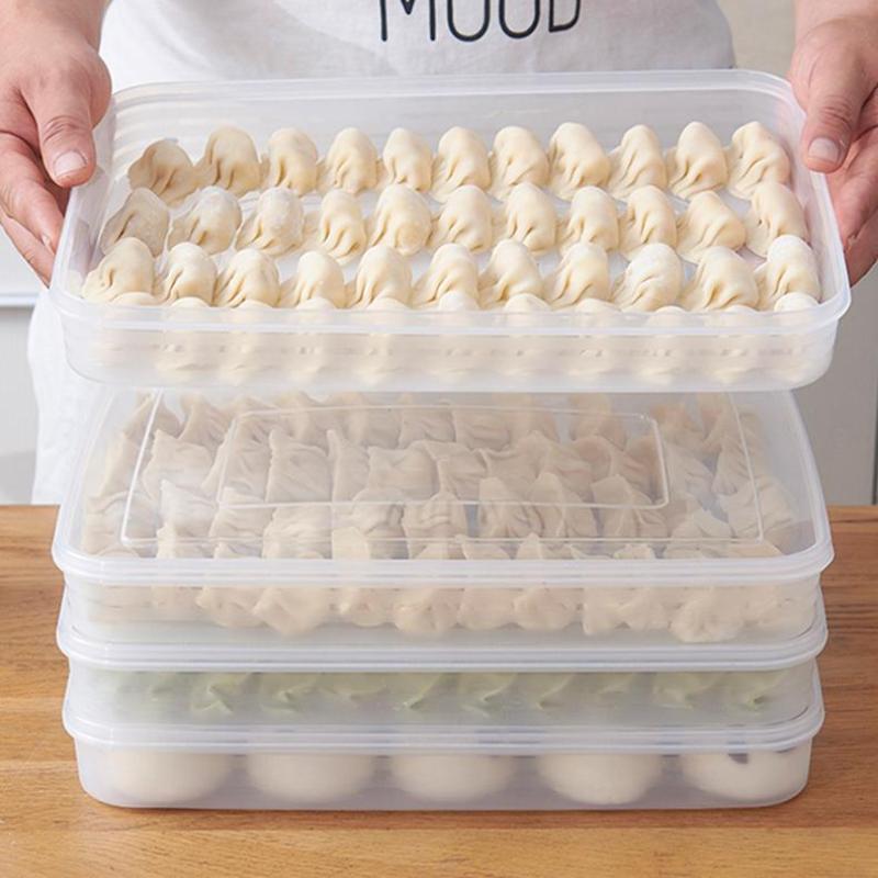 餃子、果物、野菜、肉、ケーキ用キッチン収納ボックス、冷蔵庫オ - Food Storage Vegetables のレビューと価格